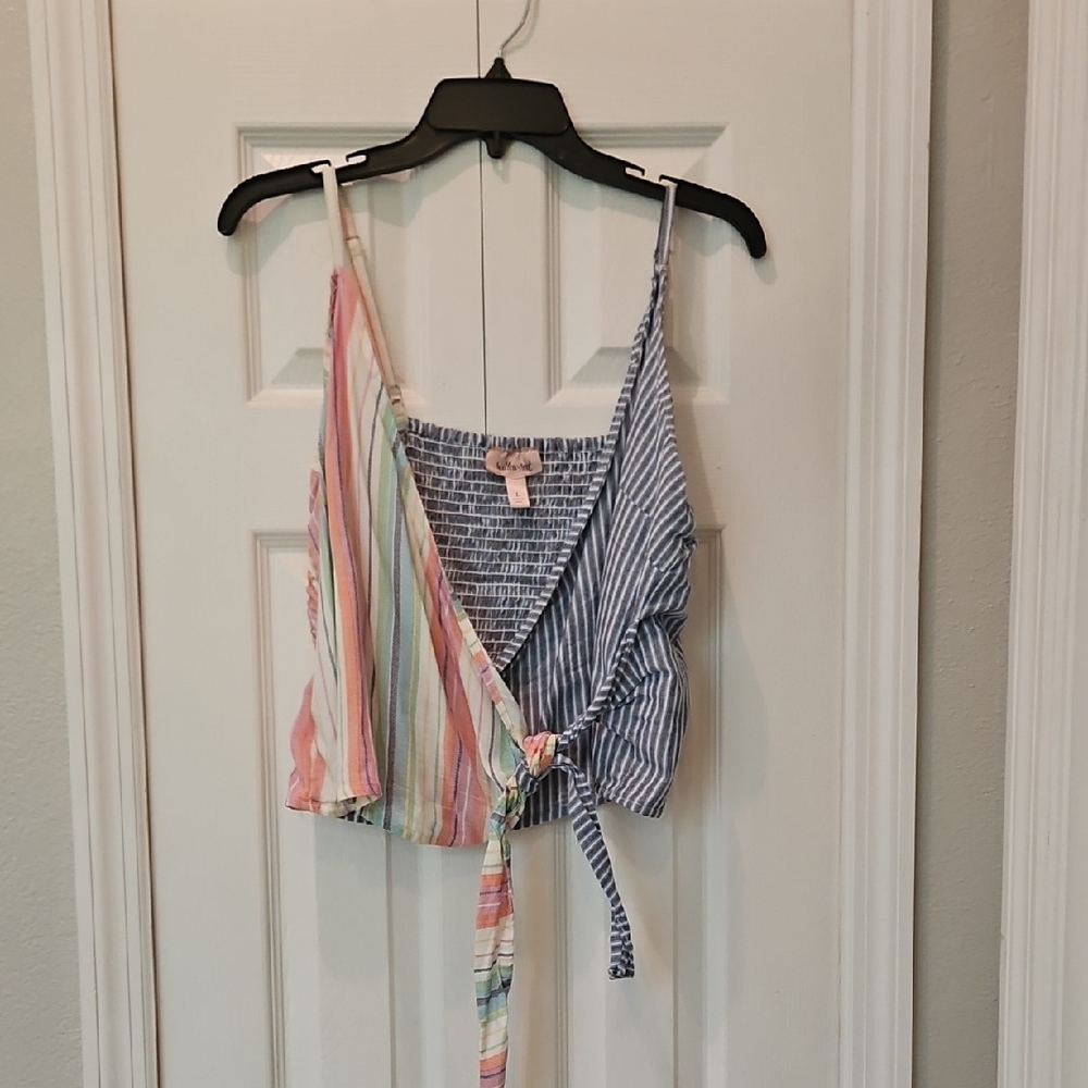 Willow& Striped Camisole with Tie Detail